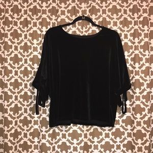 Black Velvet Top
